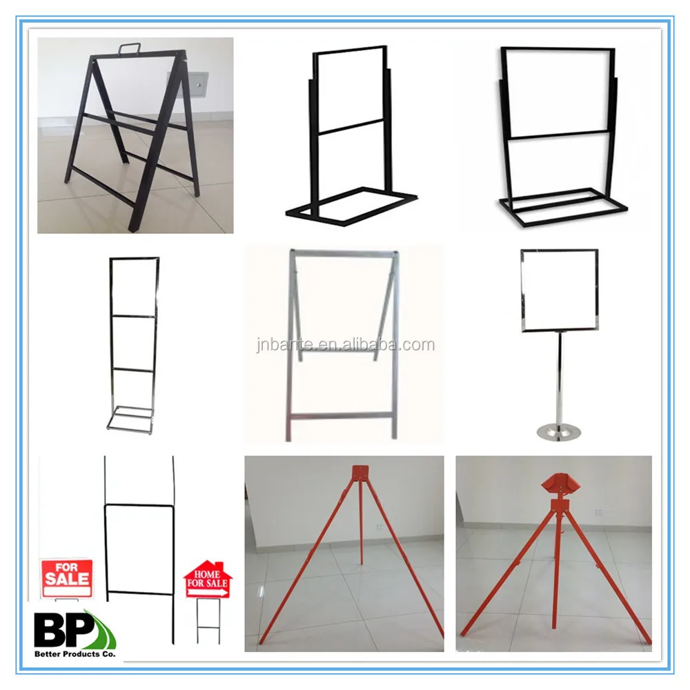 Factory Supply Metal Bulletin Sign Holder