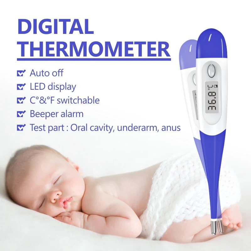 Hospital Use Fever Thermometer Wholesale OEM Available Oral Digital Thermometer