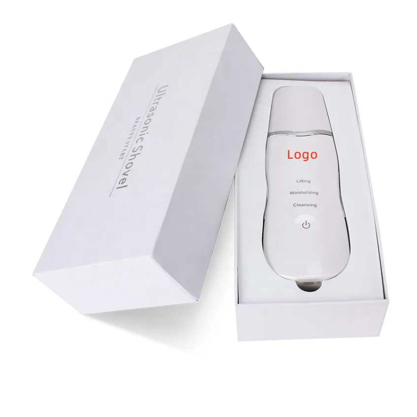 2021 beauty facial skincare skin ultrasonic deeply scrubber Cleaner skin facial cleaner ultrasonic peeling device