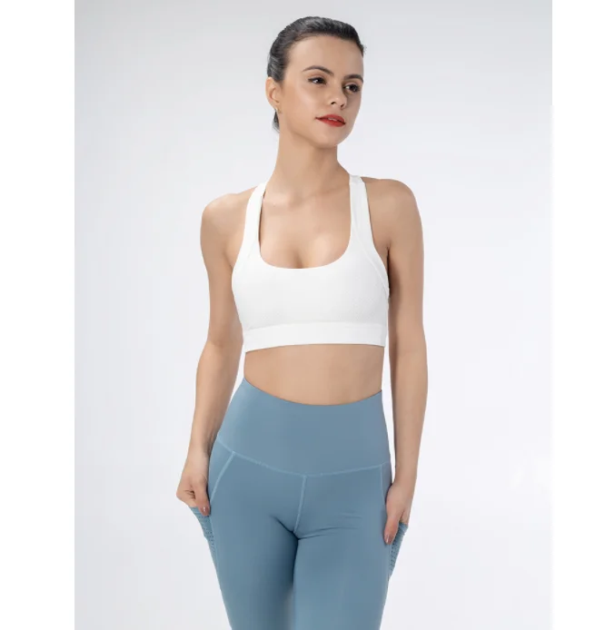 
2020 New style seamless yoga bra set, custom wholesale gym women yoga sports bra# 