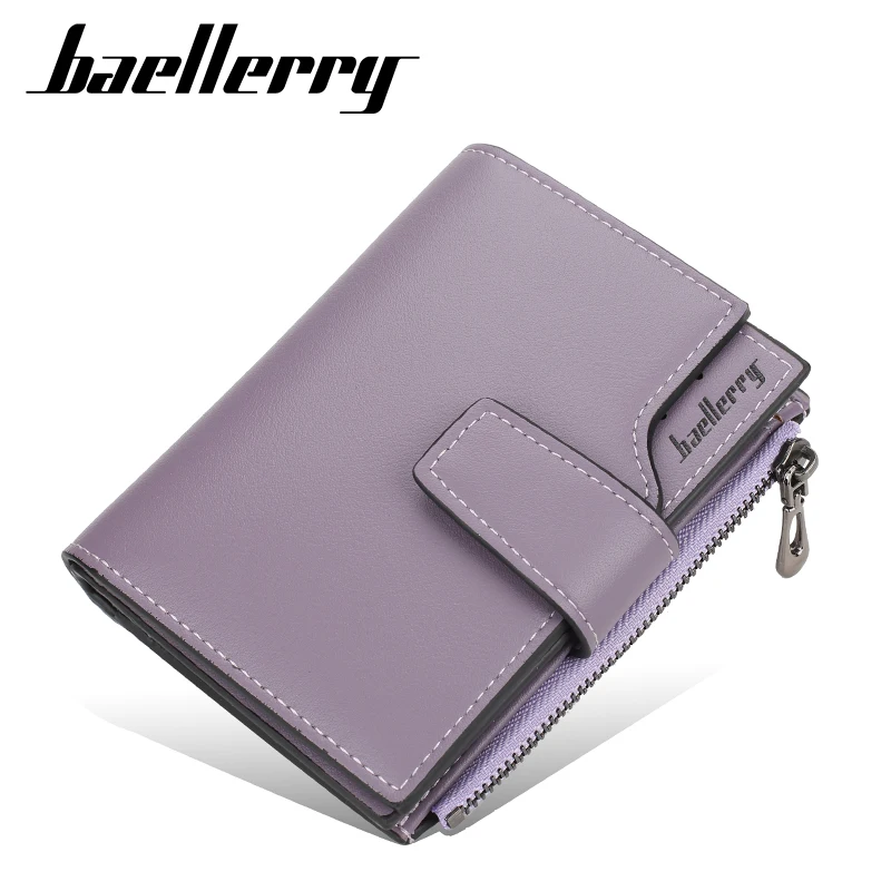 2024 New Classic Female Purse Zipper Wallet For Women Money Clip Women Wallets Fashion Short PU Leather Quality Card Holder