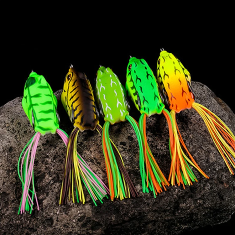Factory Wholesale New Artificial Bait Black Fish Bait 5CM Rubber Fishing Equipment 8G Lure Bait Fishing