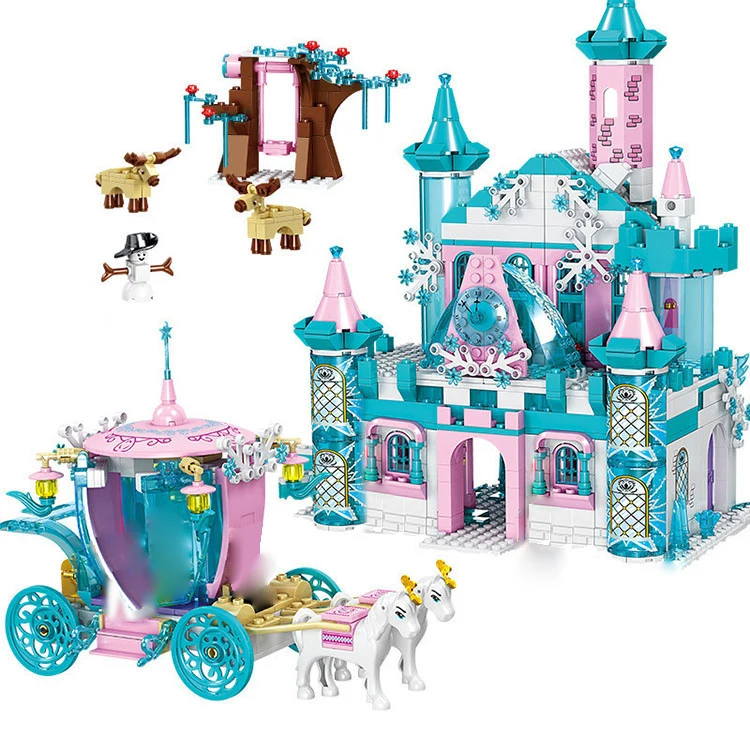 Educational Building Block Castle Mini Figures Journey Princess Blocks Custom Set Giant Outdoor