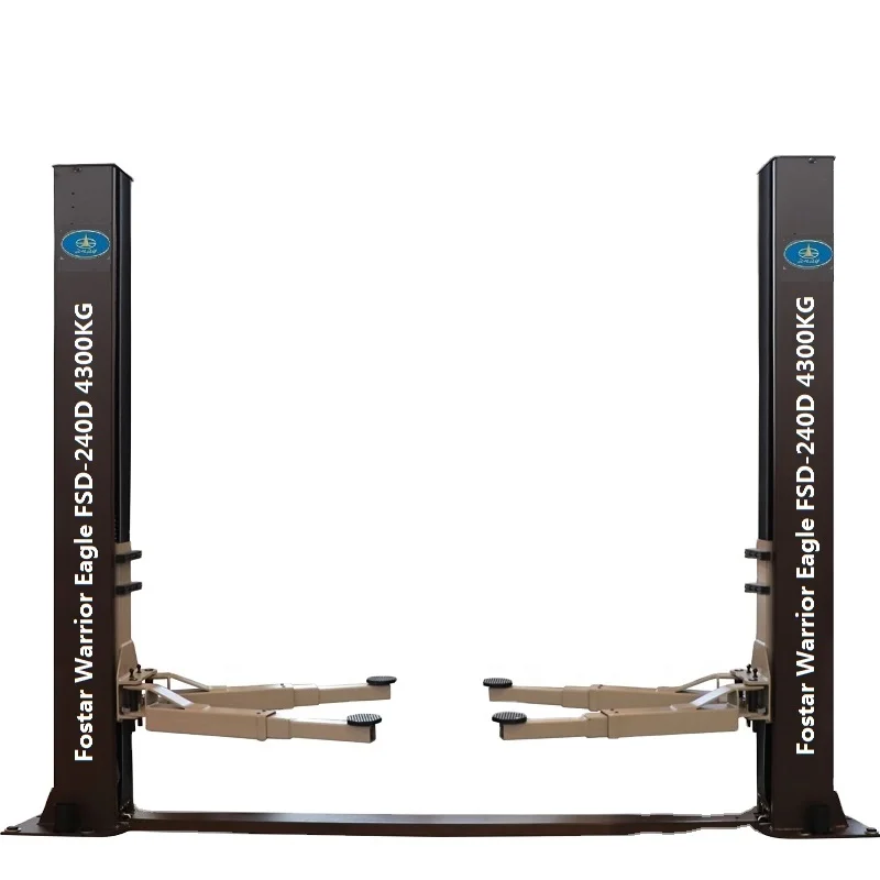 The popular 4300KG double column household elevator from the CE certified brand of button switch controlled electrolytic lock