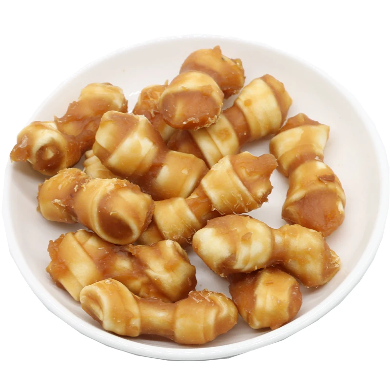 Duck soft knotted bone meat new dog treats with