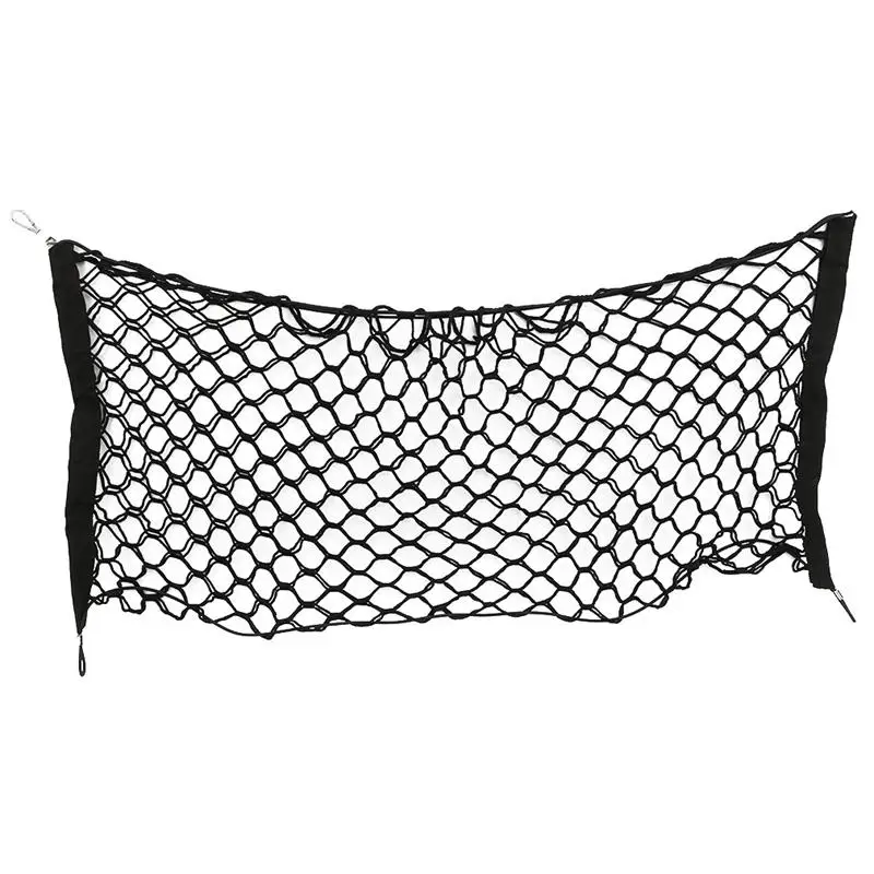 Adjustable Dog Barrier Isolation Fence Net Mesh Print Stand Up Pet Travel Car Divider For Driving Safely Pet Dog Barrier