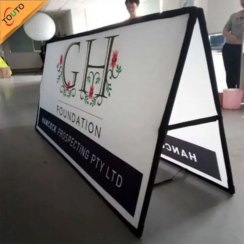 Cheap Custom Popup Advertising A Frame Banner A-Frame Banner For Display A Frame Display Banner Stand