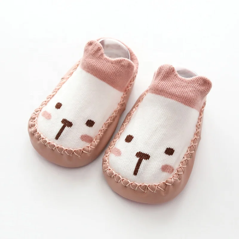 
High-quality Factory Baby Girl Cartoon Socks Shoes Newborn Boy Socks Shoes 