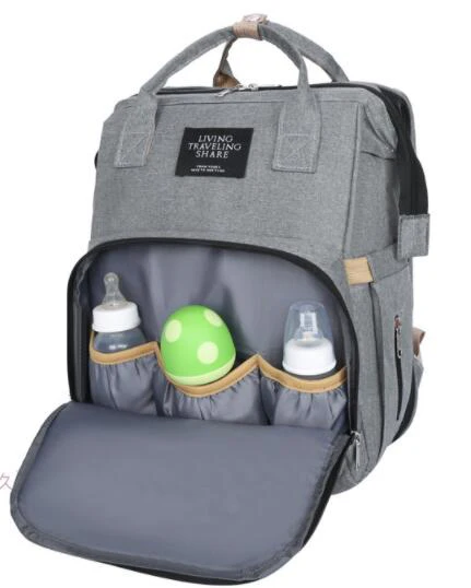 Diaper bag backpack travel back pack Maternity baby changing bag Large Capacity with baby bed