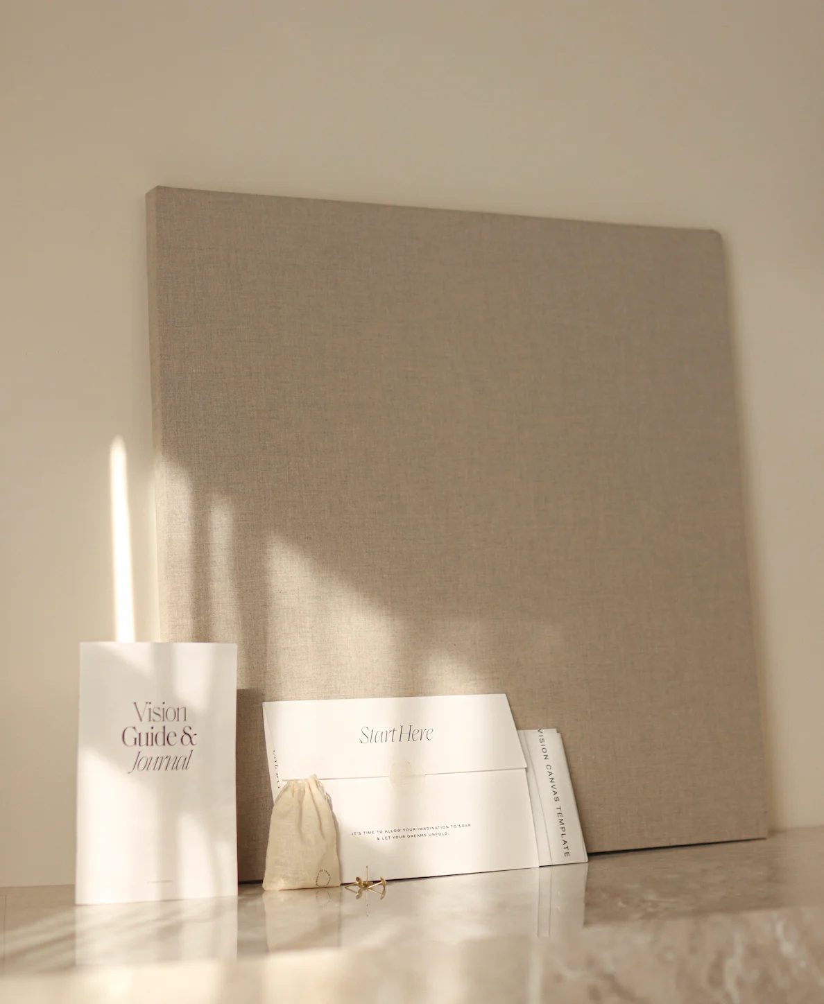 New Edition Vision Board Magazine Kit for Women With Planner Organizer Guide Journal Book And Linen Pin board