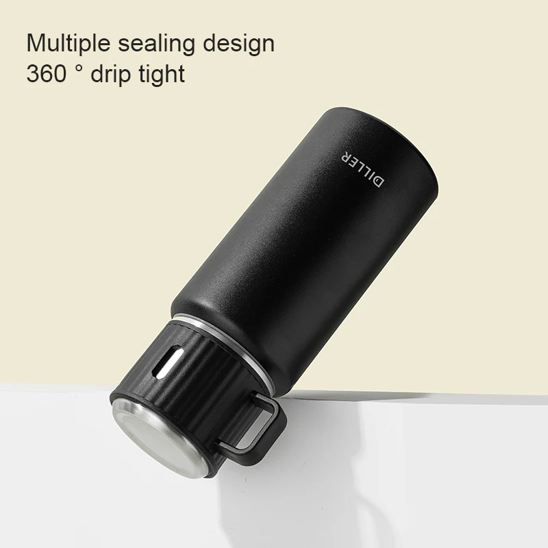 Customized 500ml Flask-Style Minimalist Insulated Water Bottle Eco-Friendly Portable Drinking Thermos Tea Infuser Logo