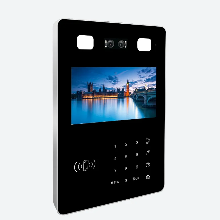 biometric multi apartment door entry system 4G GSM  video intercom