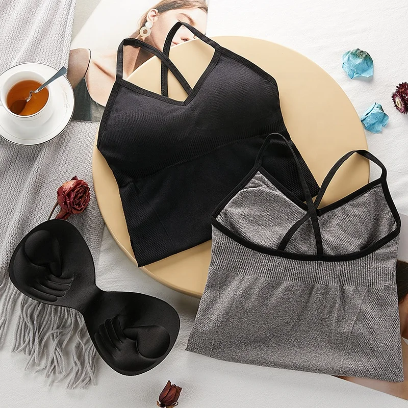 
Women criss-cross sexy cami shaper comfortable tank top bodyshaper camisole with bra 