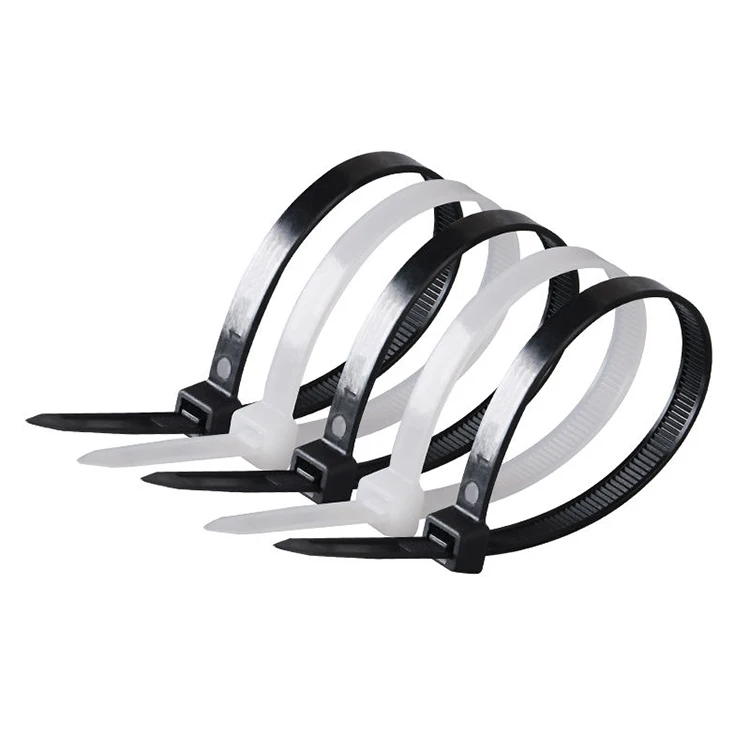 Self locking nylon 66 cable tie strap many colors of plastic cable ties