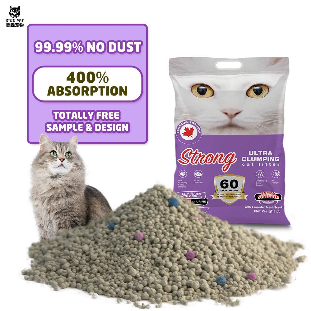 Widely used in USA best selling better clumping cat litter wholesaler free sample 10L OEM