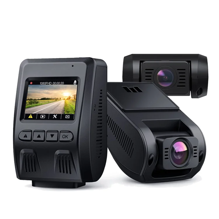 Aukey Factory Mini Dual Lens FHD 1080P Dash Cam DVR Car Camera Black Box Dashcam Front and Rear