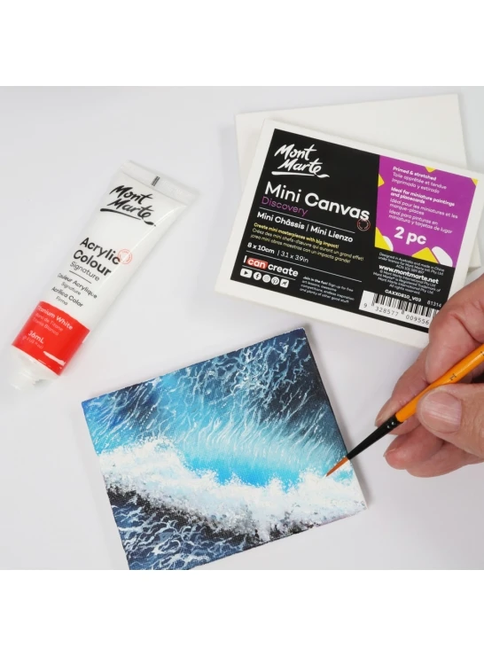 Мини-холст Mont Marte 8x10 см 2 шт.