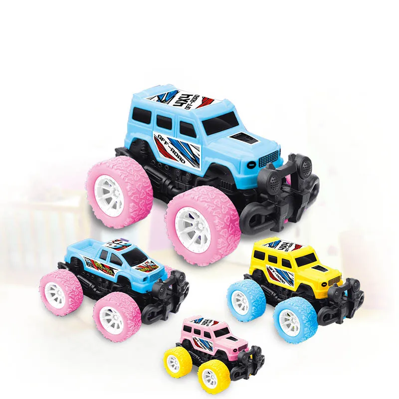 3 color plastic inertia power vehicle toy set new arrival educational boy toy car mini off road vehicle toy set