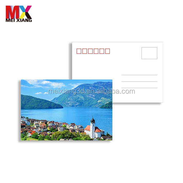 souvenir customize lenticular 3d 5d postcard 3d lenticular postcard with lovely animal