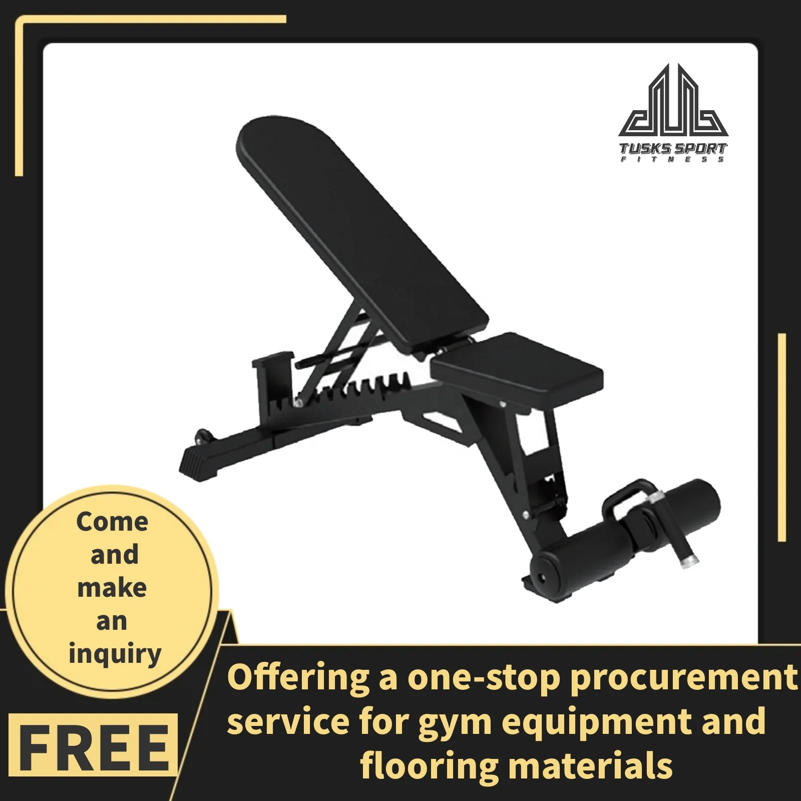 Multifunction Adjustable Gym Press Dumbbell Weight Bench Home Fitness Equipment with Cable Drive Weight Stacks