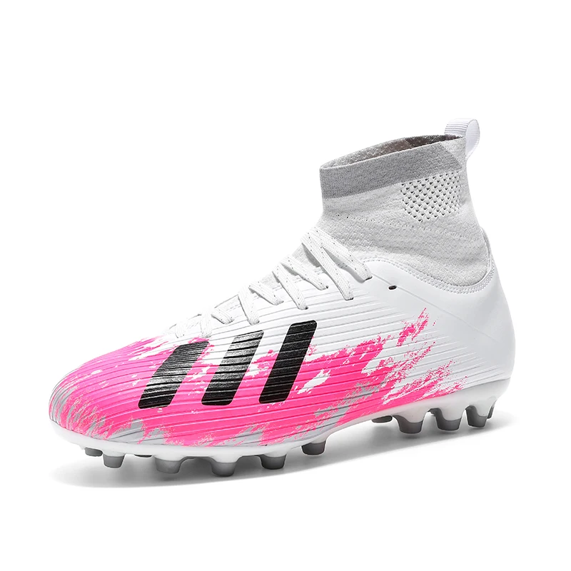 Wholesale adult teenagers nail broken nail high help football shoes primary and secondary school sports shoes soccer shoes