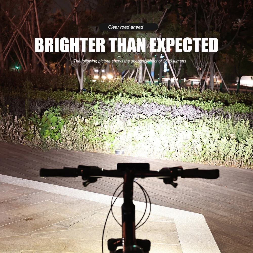 Waterproof Bicycle Light Set-USB Charging Front Tail & Headlight Power Supplied by Battery