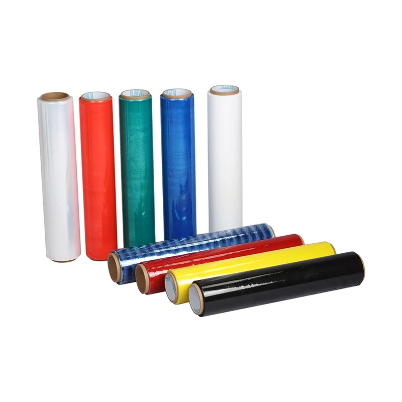 Wholesale Biodegradable Transparent LLDPE Stretch Wrap Cling Film Moisture-Proof  Packaging  pallet film plastic stretch film