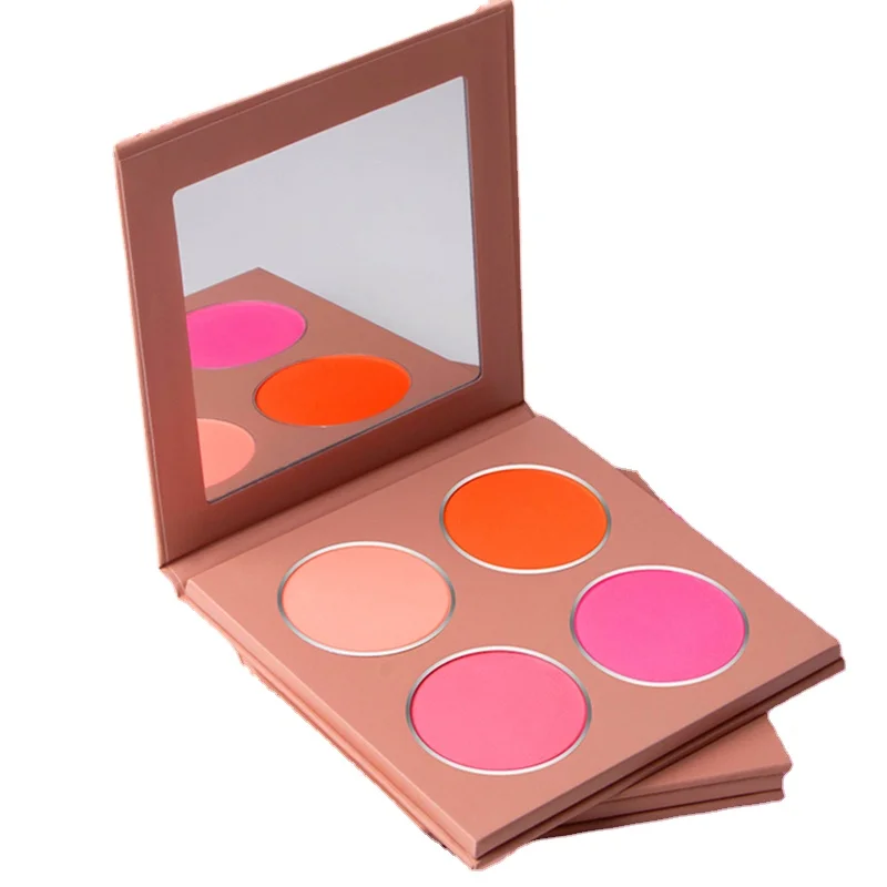 
Nude Natural Makeup Bronzer Blusher Palette Private Label Blusher For Facial Blush 