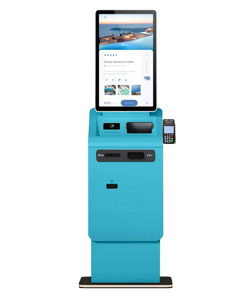 atm machine vending touch self service kiosk machine to exchange coins for bills atm machines