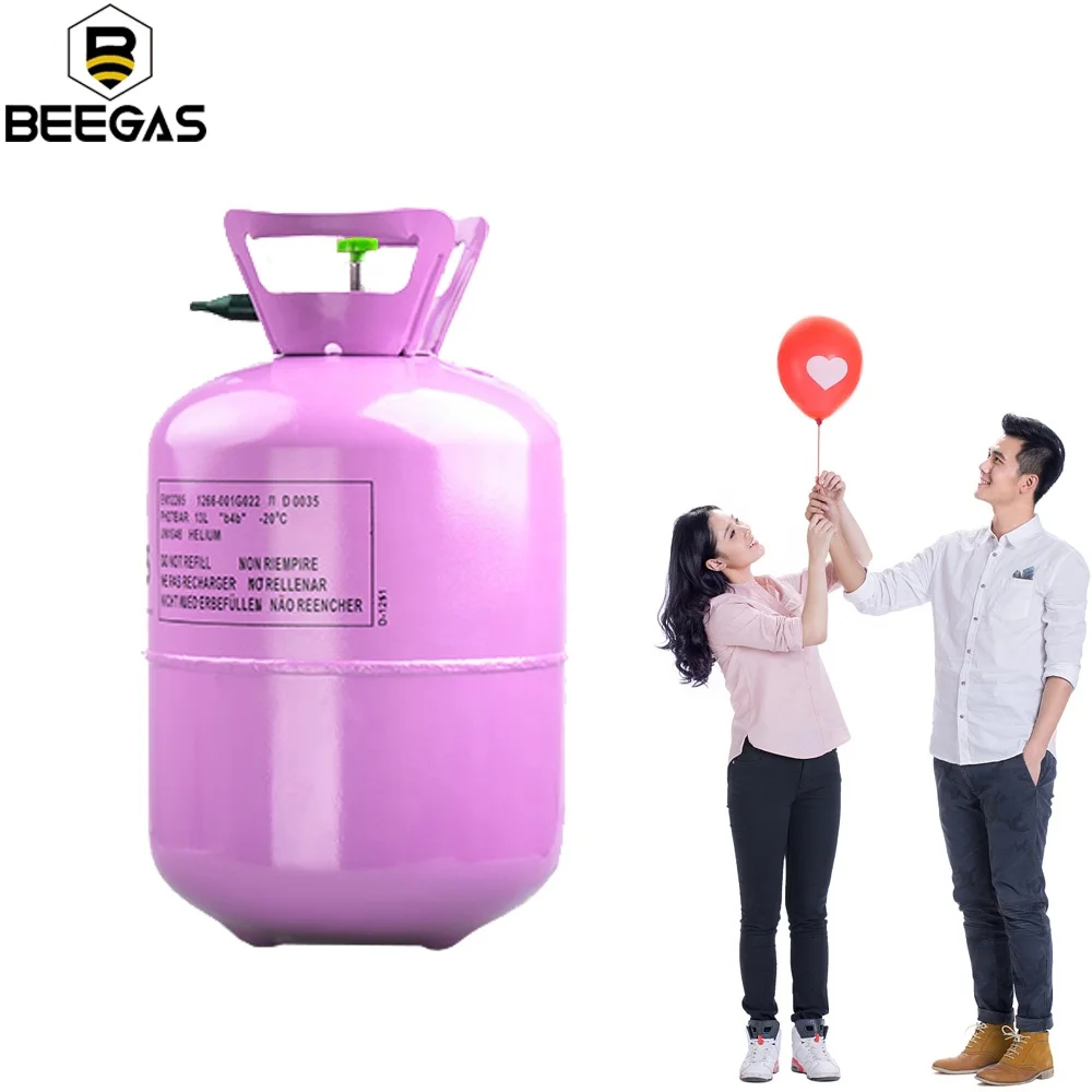 Top Quality EC-13 Disposable Helium Gas Price 13.6L Balloon Gas Helium In Egypt