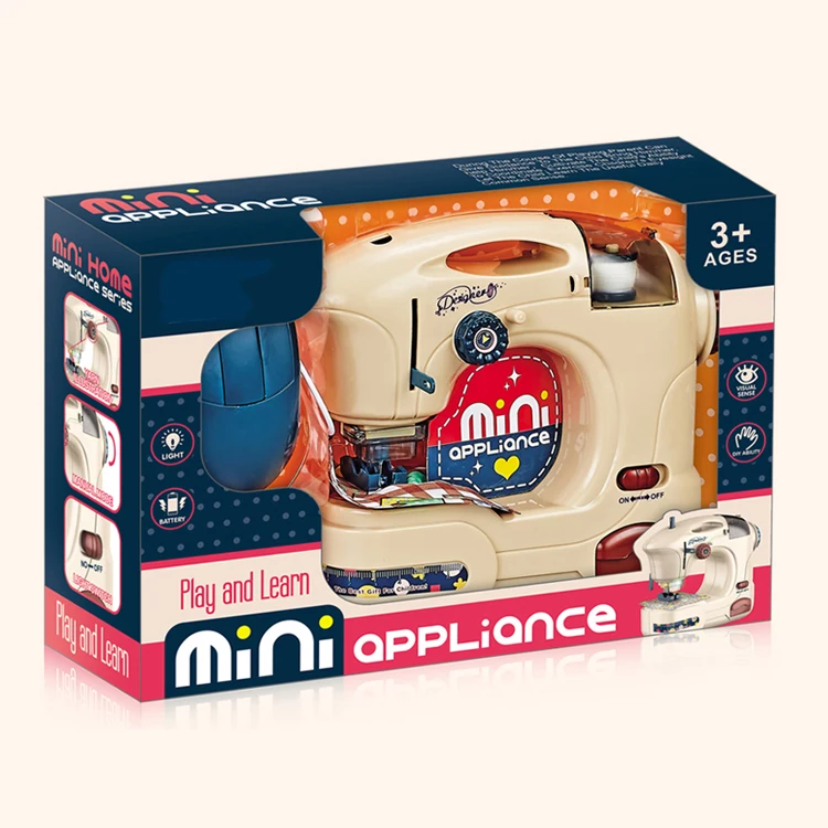 2020 Hot sale new high quality light B/O sewing machine toys appliance pretend play house