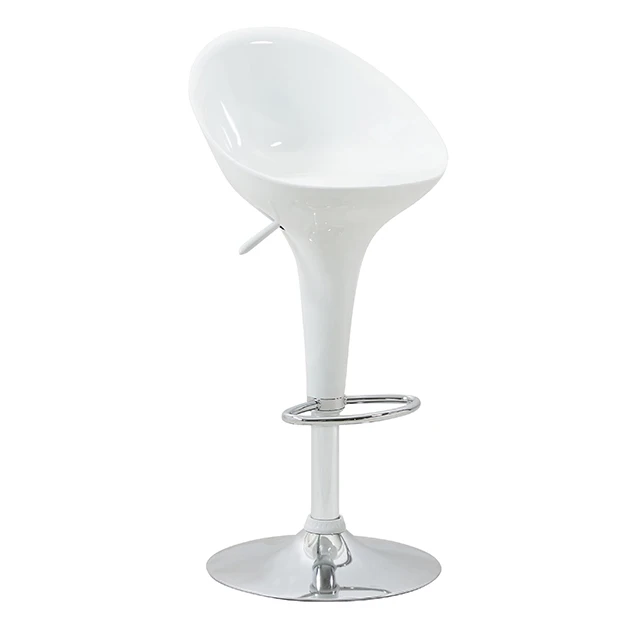 ABS пластиковая высота регулируемая кухонная стойка высота белый барный стул для продажи
