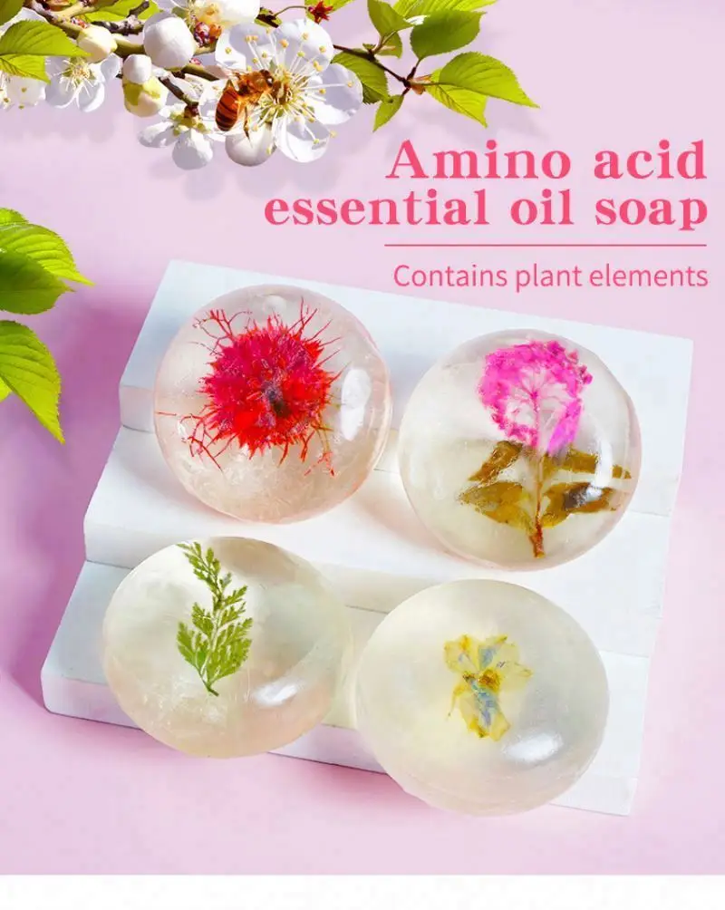 Cleansing Soap Oem Manufacturer Flowers Private Label Amino Acid Handmade Deep Cleansing Soap Oem Manufacturer Flowers Private