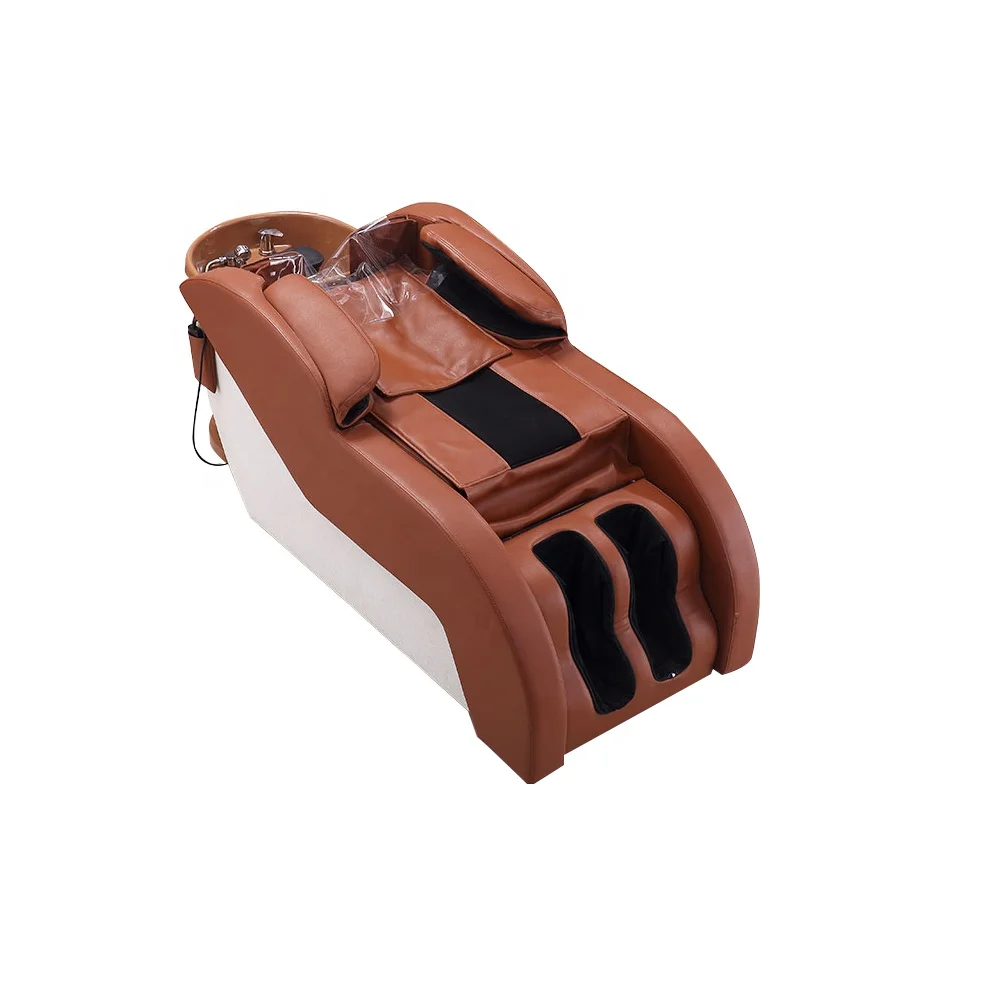 Newest OEM Design Cheapest Hair Salon  Hair salon equipment  For Hot Sale    with  bowl sink shampoo bed