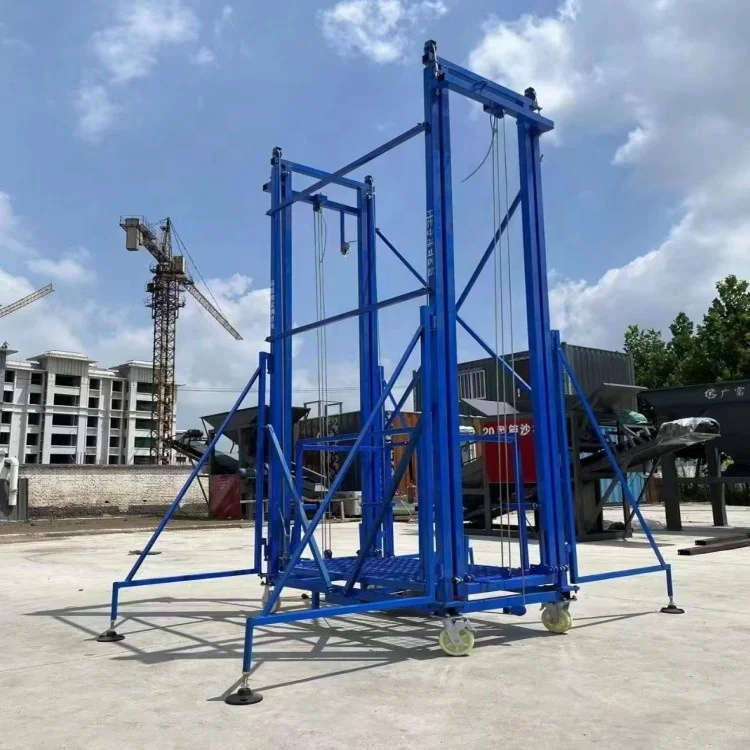 CE certificated aluminum mobile scaffold tower lifting 500kg used for building for sale loads up to 8m