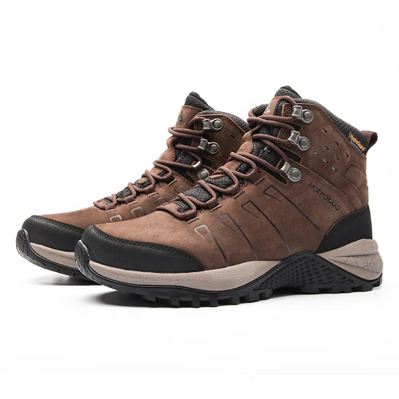 Новое поступление, водонепроницаемая обувь из нубука для походов, Мужская обувь для походов на открытом воздухе