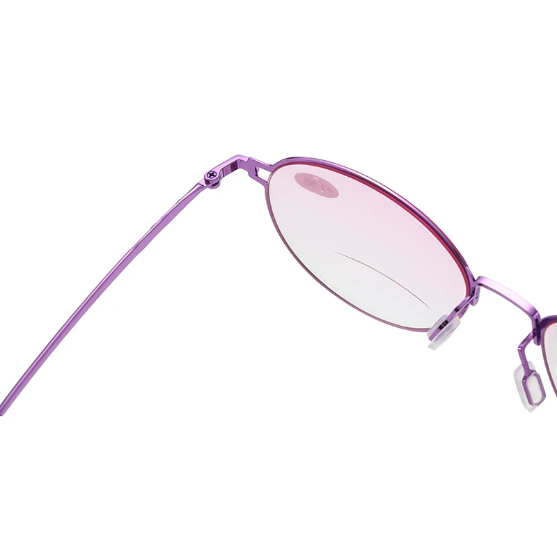 Очки для чтения с защитой от синего света женские элегантные фиолетовые бифокальные очки оптовая продажа очки для пожилых людей