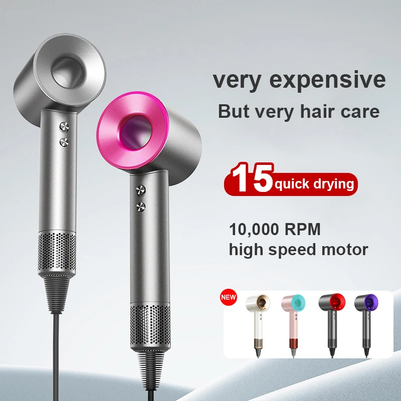 Customized Salon Lightweight One-Step High-Speed Motor 110000 RPM Hair Dryer Brushless Low Noise Negative Ionic Blow Dryer