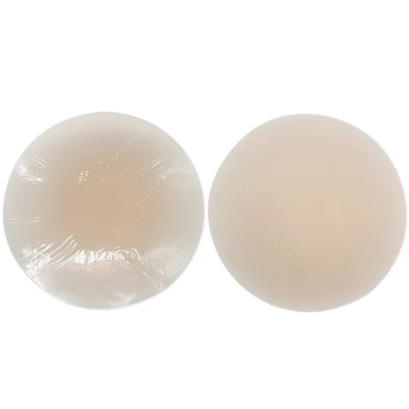 JUNXI DIVINUS High Quality Women Reusable Breast Pasties Nipple Cover Self Adhesive Invisible Silicone Matte Nipple Cover