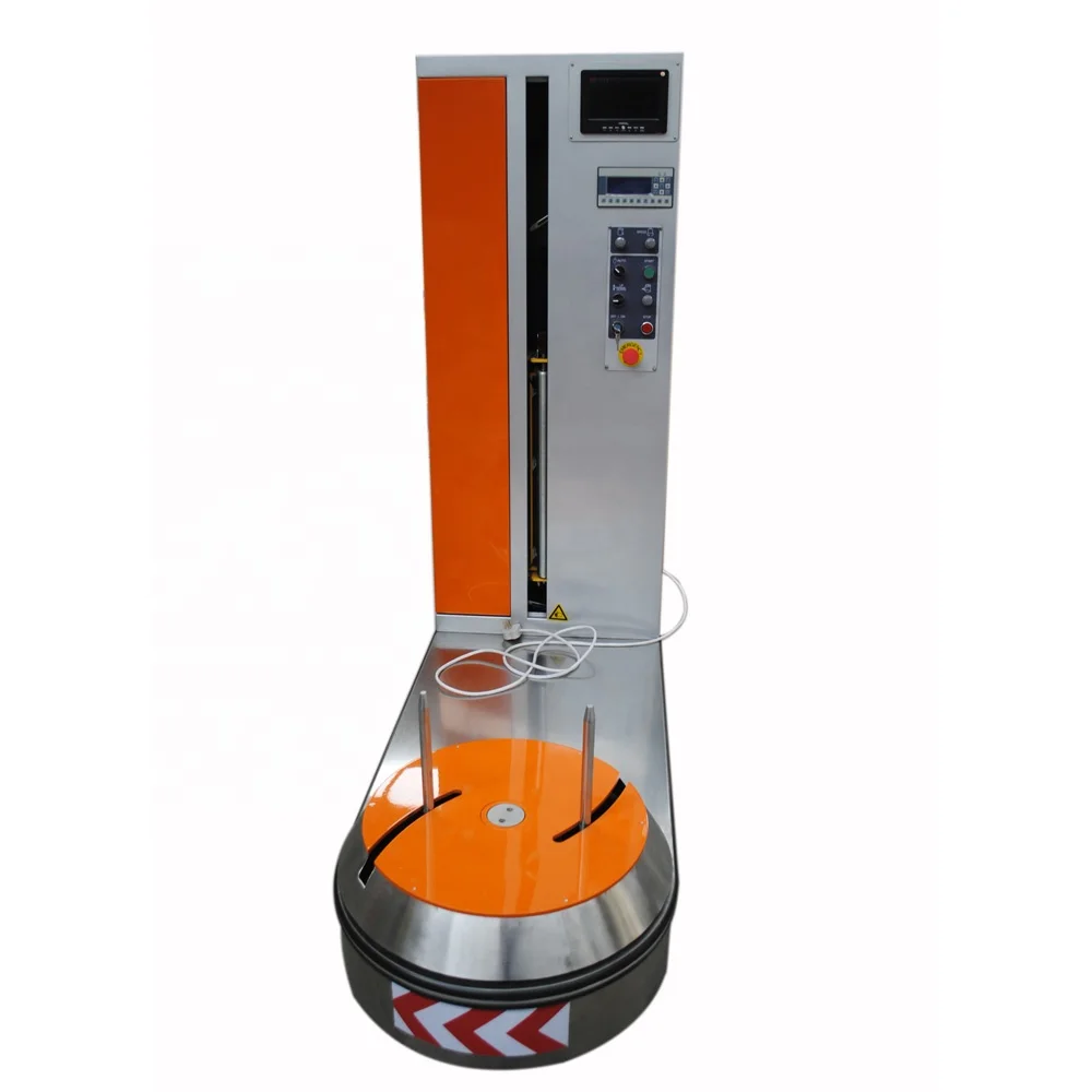 Stretch film airport luggage wrapping machine