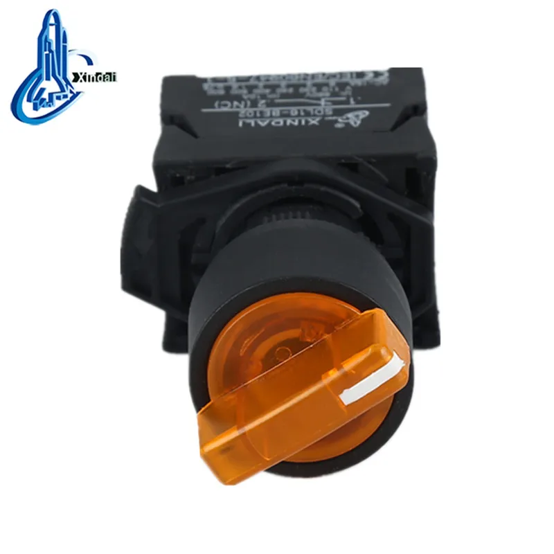 XDL21-EK2565 electric handle push button waterproof electrical selector switch with indicator light