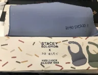 Accept custom color and printing silicone baby bib waterproof BPA free baby bibs