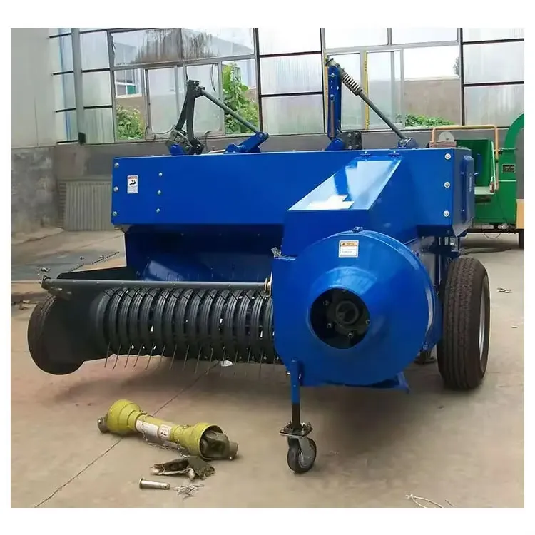High Speed Hay Rice Hull Bundling Mini Baler Machine Tractor Crop Grass Wheat Straw Hay Square Baler Machine For Farm