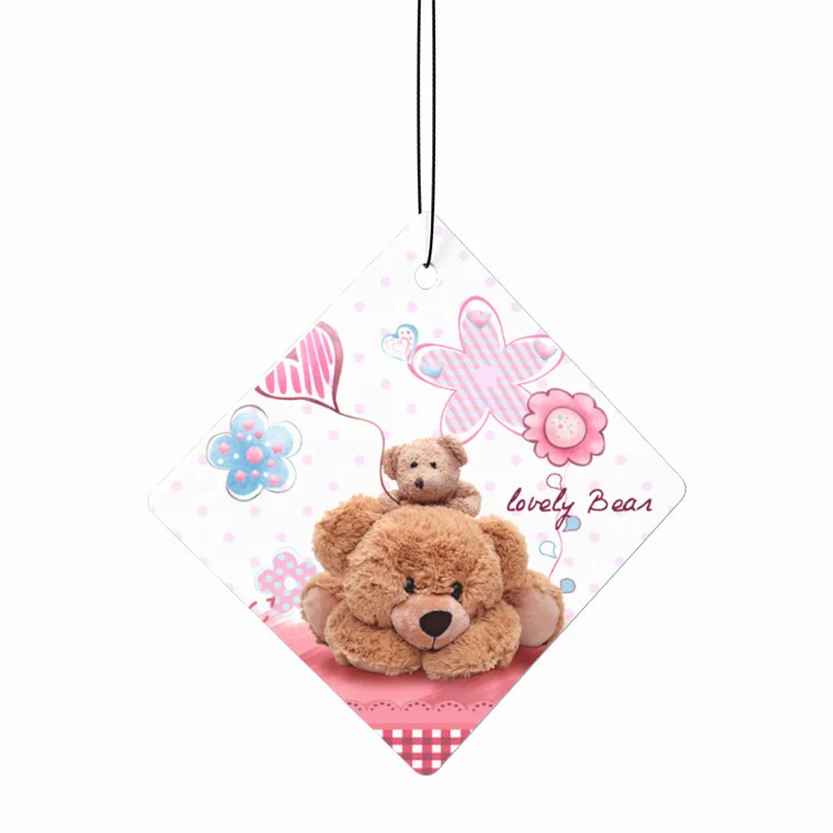 Custom Paper  Air Freshener for Car Hanging Promotion Business Gift Craft Items