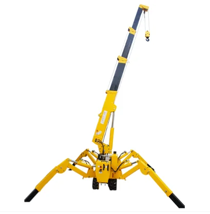Powerful load-bearing elevator electric mobile lift spider crane 3 ton 5 ton forklict  lifting crane