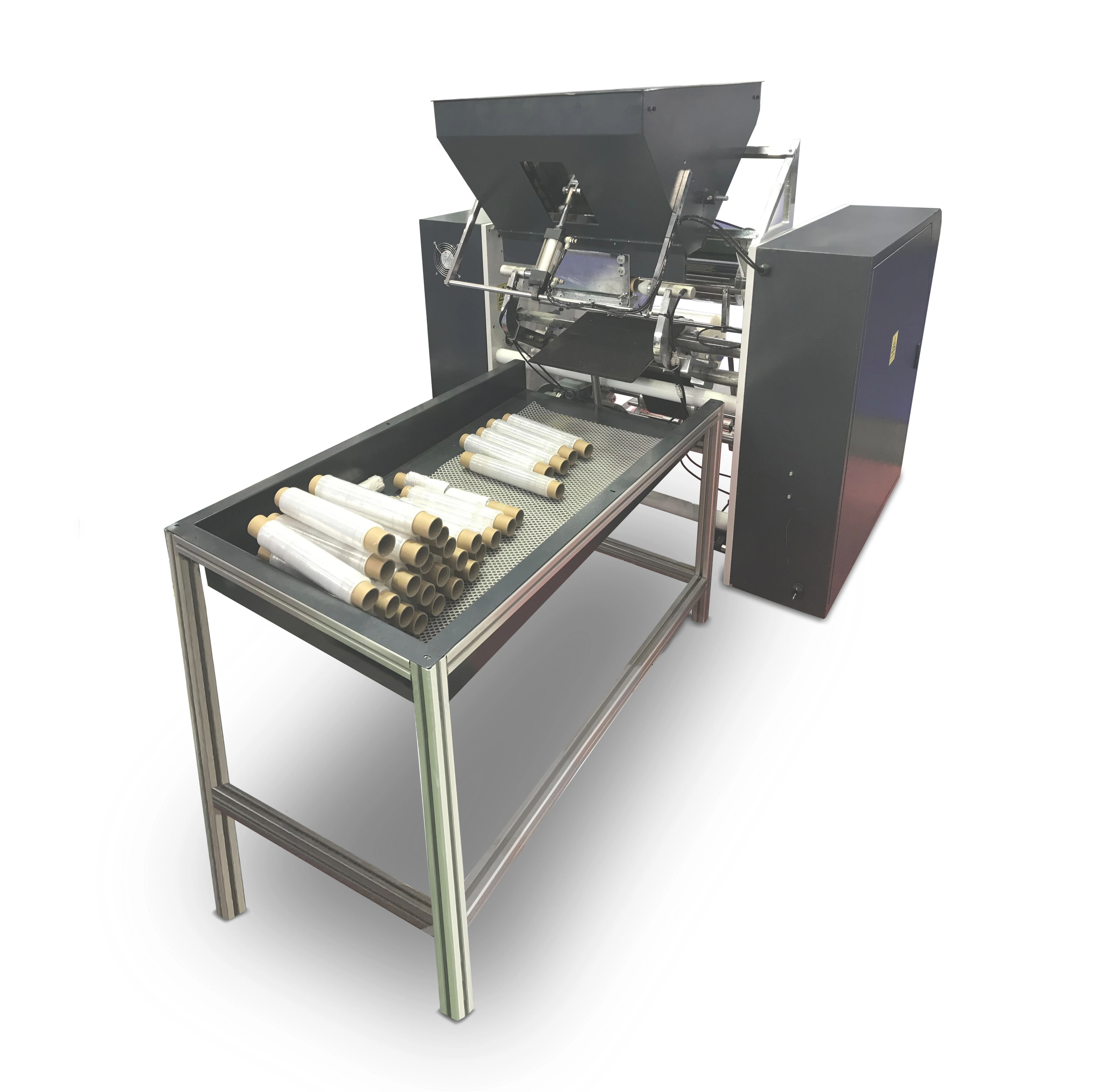 Hot sale kitchen Aluminum foil stretch film rewinding machine  foil making machine