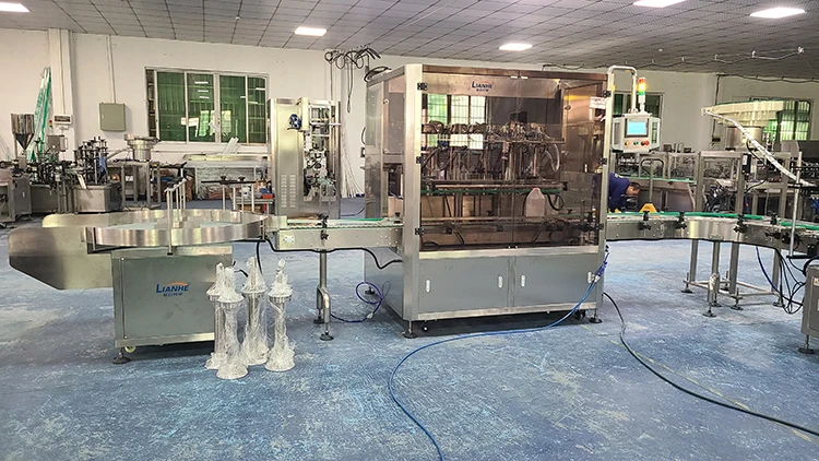 Good Quality Dosing Filling Machine Automatic Overflow Filler Capping Labeling Line for High Foaming Products