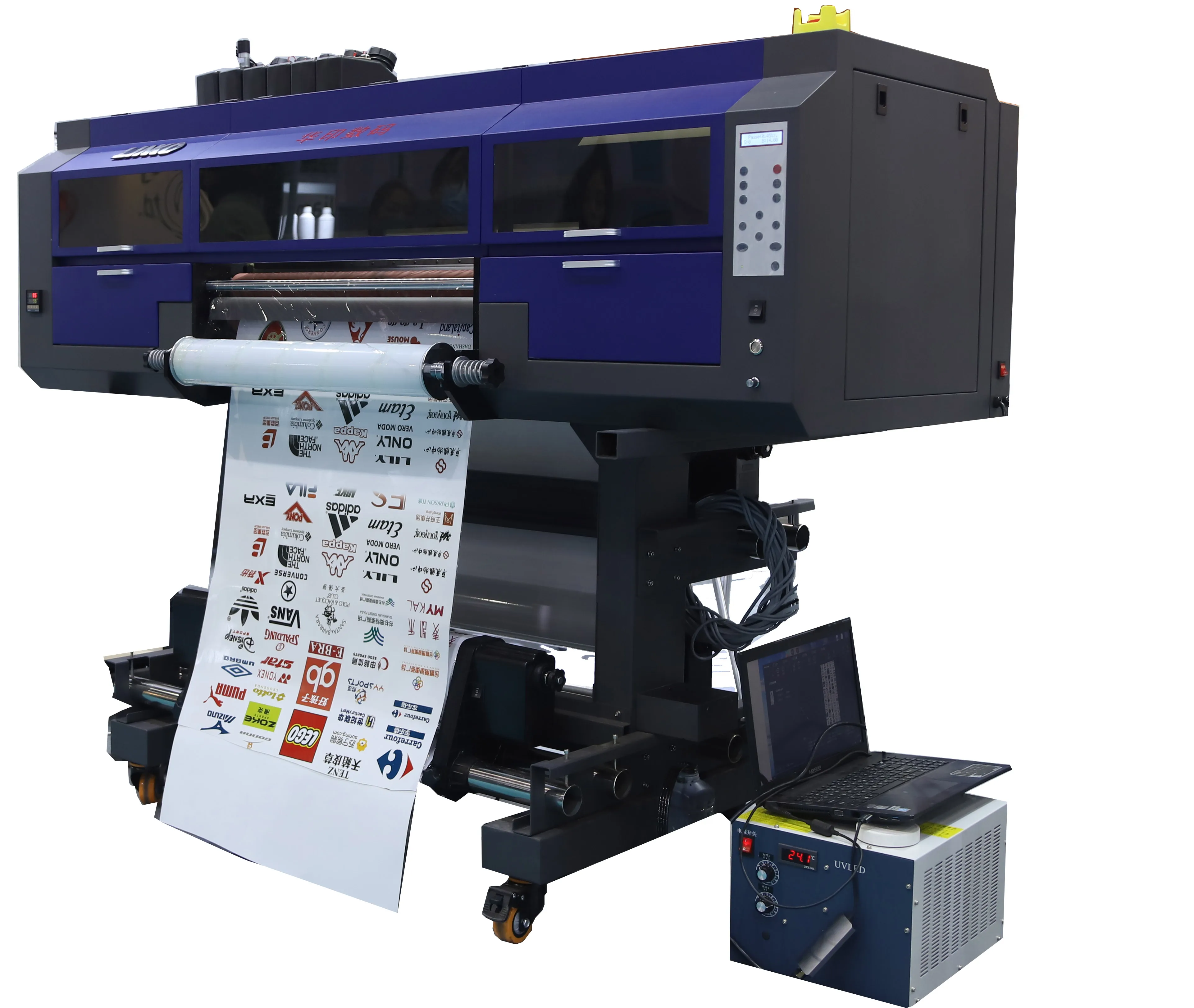 550MM uv dtf sticker printer small with laminator film printer t shirt printing machine uv dtf printer