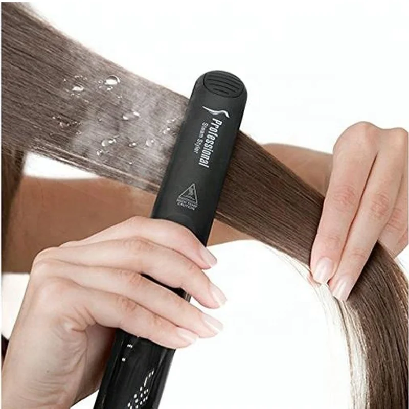 OEM Professional Steam Styler Vapour Hair Straightener Vapour Iron Pro Smoothing Tourmaline Plate