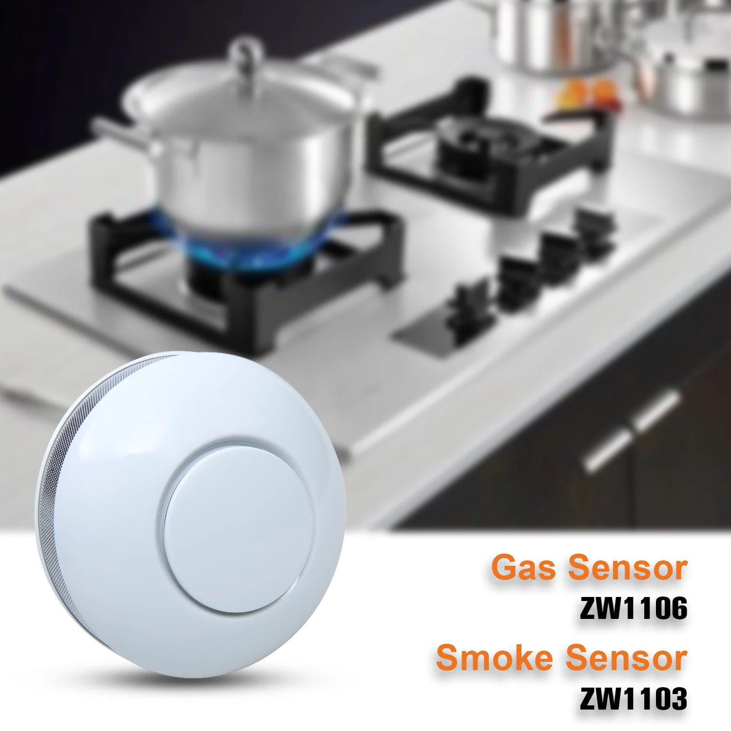  ZW1106 Wireless Lpg Gas Leak Detector Z-wave Remote Controller For Smart Home Automatic System